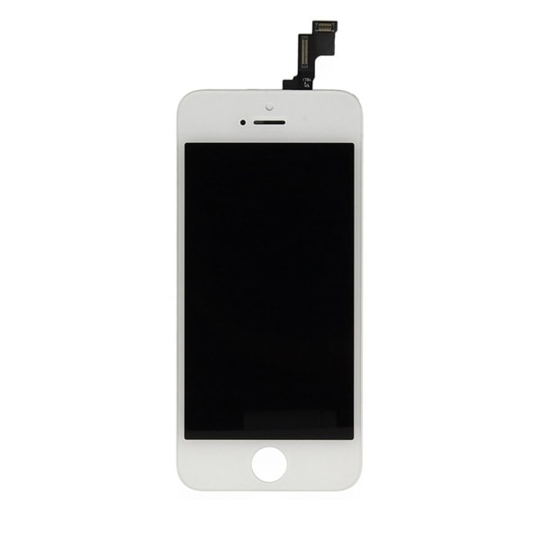 iPhone SE/5S LCD Skärm Refurbished - Vit Vit