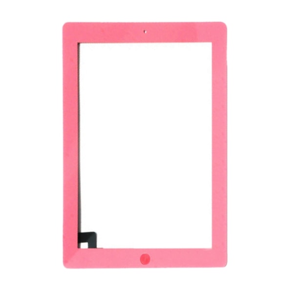 iPad 2 Glas/Touchskärm Premium - Rosa Pink