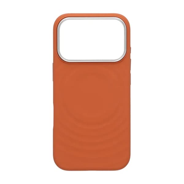 Mobilskal Silikon med Magsafe för iPhone 17 Pro - Orange Orange