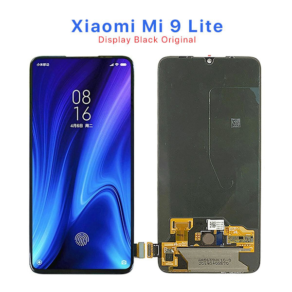 Xiaomi Mi 9 Lite Skärm/Display Svart Black