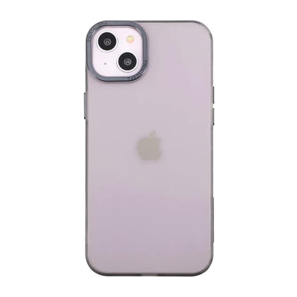 iPhone 14 Plus Mobilskal - Frostat Svart Black
