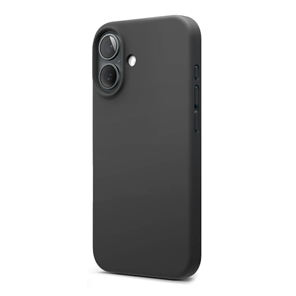 iPhone 16 Plus Mobilskal Silikon Magnet Rvelon - Svart Svart