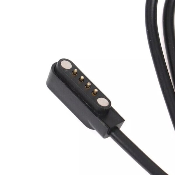 Magnetisk Laddningskabel för Smart Watch 4 Pins/7.62-14.3mm