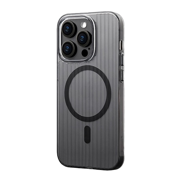 iPhone 14 Pro Max Mobilskal Korrugerad - Svart Svart
