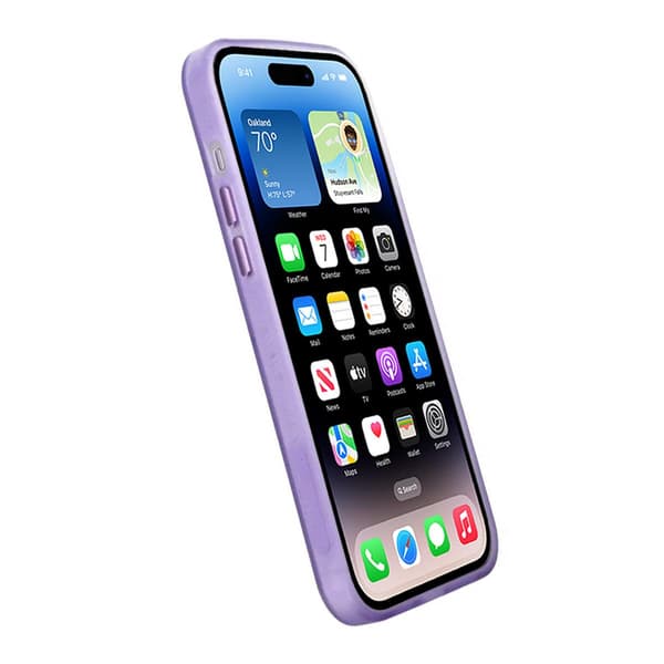 iPhone 14 Plus Mobilskal - Frostat Lila Lila