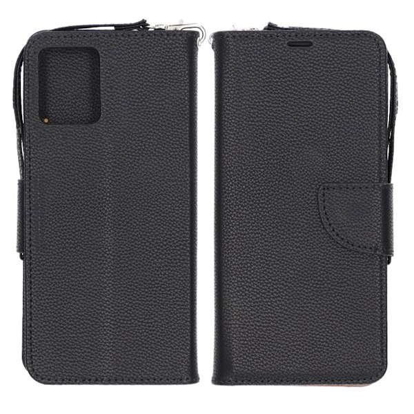 Motorola Moto G23 Plånboksfodral med Stativ - Svart/Brun Svart