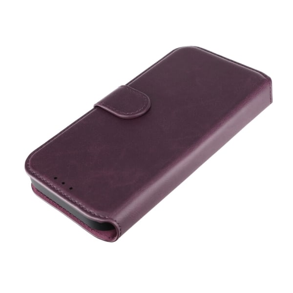 iPhone 15 Plånboksfodral Magnet Rvelon - Lila Bordeaux