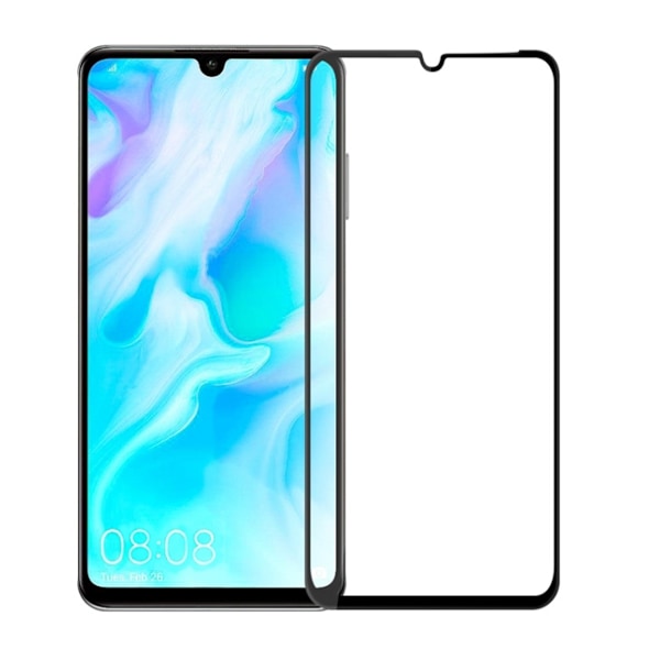 Skärmskydd Huawei P30 Lite - 3D Härdat Glas Svart (miljö) Black