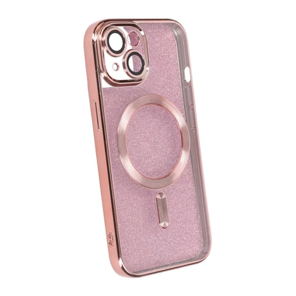 Luxury Mobilskal med Magsafe iPhone 15 - Rosa Rosa