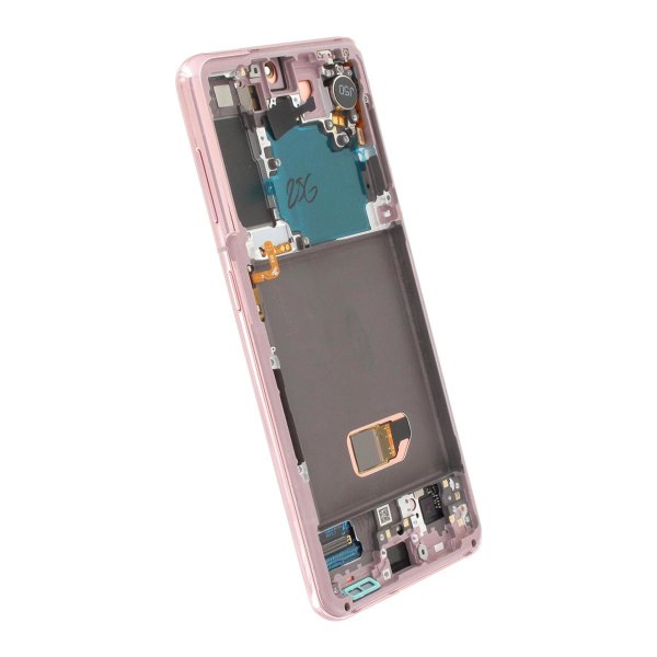 Samsung Galaxy S21 5G LCD Skärm med LCD Display - Rosa Gammal rosa