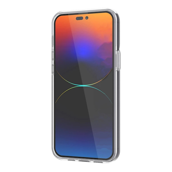 iPhone 15 Pro Max Mobilskal med Korthållare TPU - Transparent Transparent