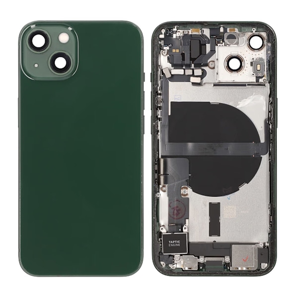 iPhone 13 Baksida med Komplett Ram - Grön Grön