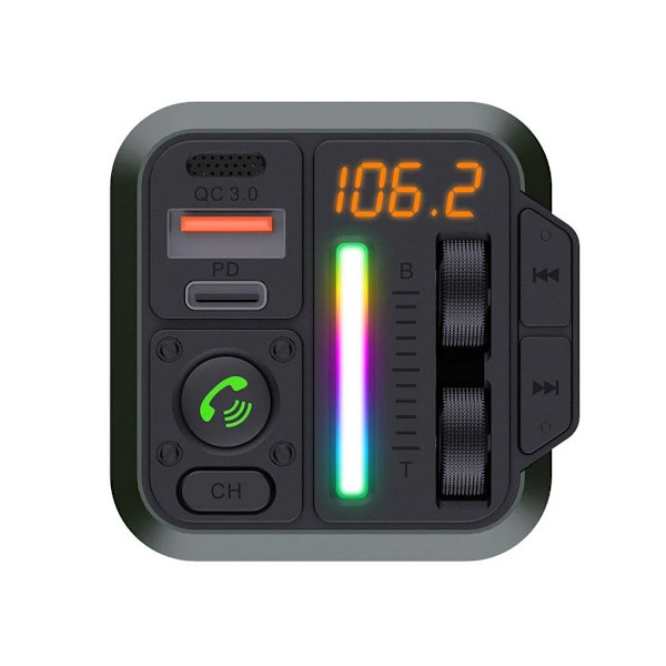 Rvelon Bluetooth FM Sändare MT04B Blå