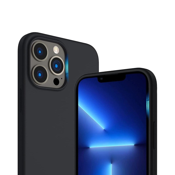 iPhone 14 Pro Max Silikonskal Rvelon MagSafe - Svart Svart