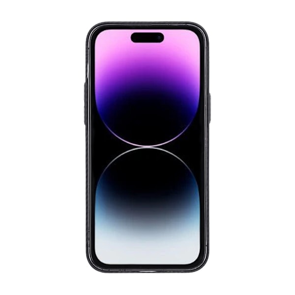 iPhone 14 Pro Max Mobilskal Carbonmönstrad - Svart Black