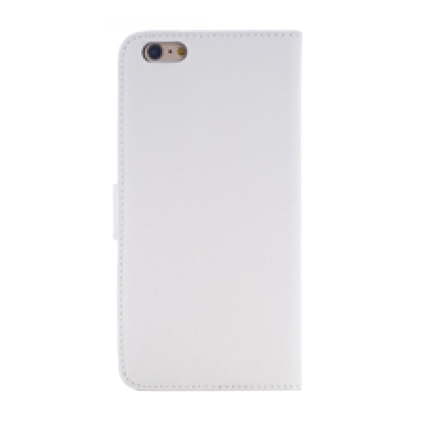 iPhone 6/6S Plus Plånboksfodral med Stativ - Vit White
