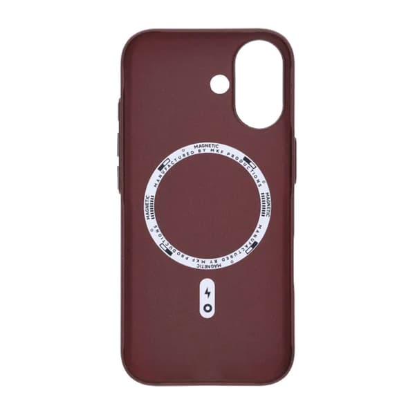 Aaltopahvikuori Magsafella iPhone 17:lle - Punainen punainen