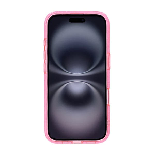 iPhone 16 Rvelon Mobilskal TPU med MagSafe - Glitter Rosa Rosa