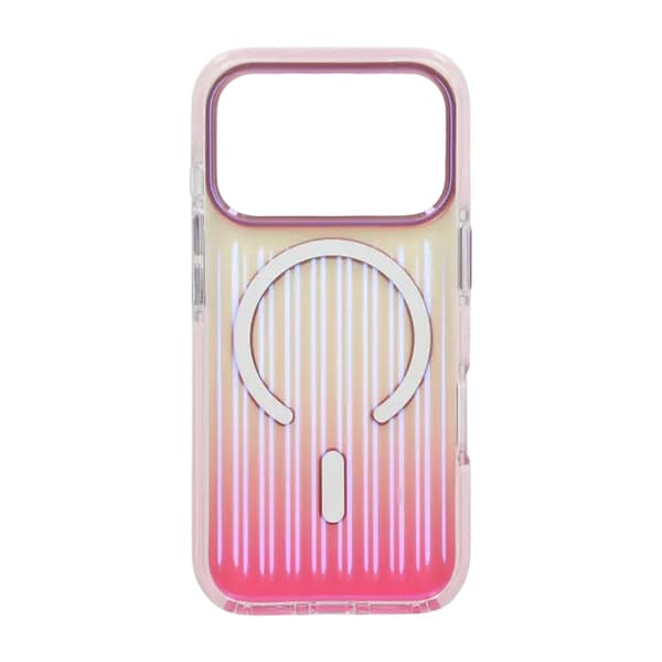 Mobilskal Korrugerad MagSafe för iPhone 17 Pro - Rosa Rosa