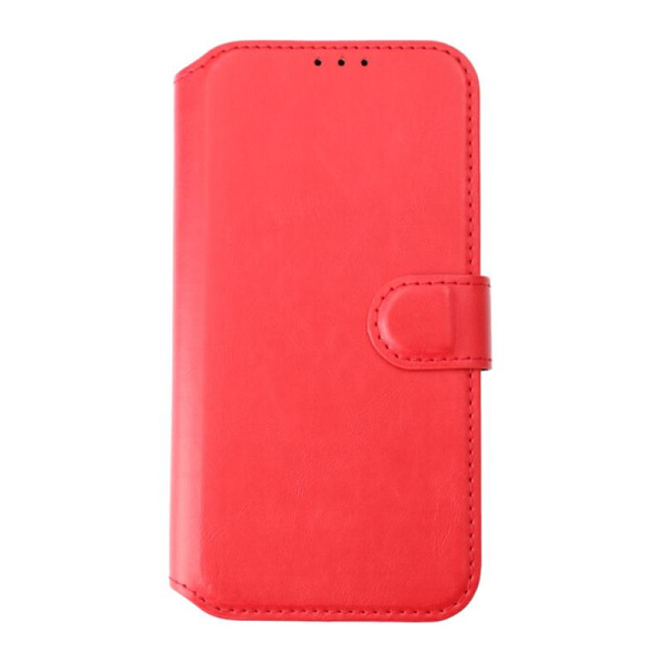 iPhone 15 Plus Plånboksfodral med Magsafe Rvelon - Röd Red