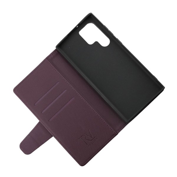 Samsung Galaxy S22 Ultra Plånboksfodral Magnet - Mörklila Bordeaux