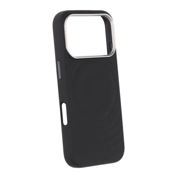 Mobilskal Silikon med Magsafe för iPhone 17 Pro - Svart musta