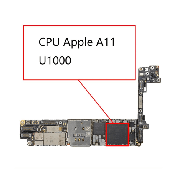 CPU A11 Skydd U1000 iPhone 8/8 Plus/X