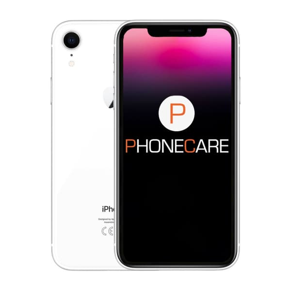 Begagnad iPhone XR 128GB Vit - Mycket bra skick hvid