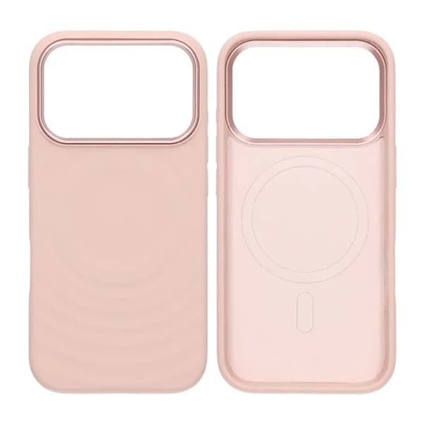 Mobilskal Silikon med Magsafe för iPhone 17 Pro - Rosa pink