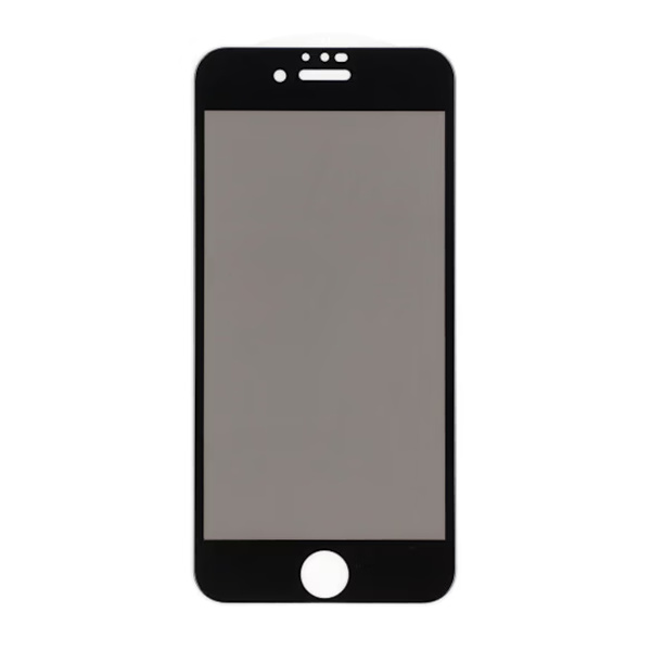 Skärmskydd Privacy iPhone 7/8/SE 2020 - 3D Härdat Glas Svart (miljö) Svart