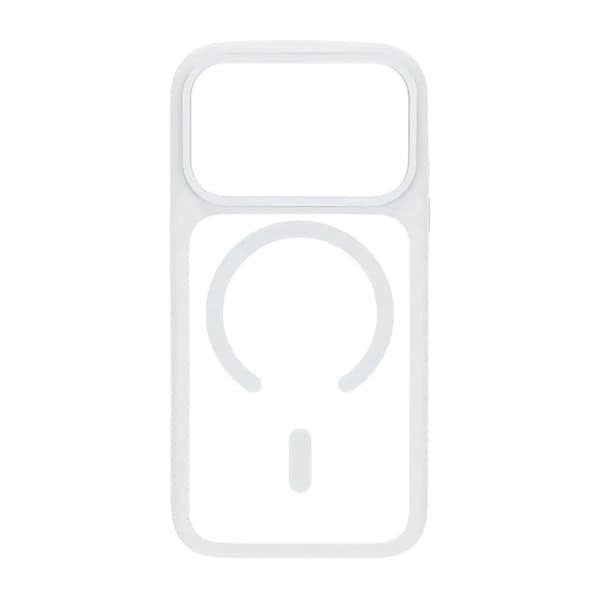 Magnetiskt Spegelskal med Kamerastöd för iPhone 17 Pro Max - Vit vit