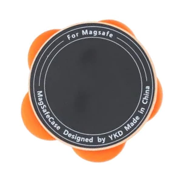 MagSafe Mobilgrepp med Blomma - Orange oranssi
