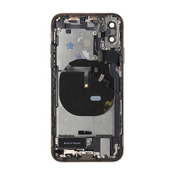iPhone XS Baksida med Komplett Ram - Guld Guld