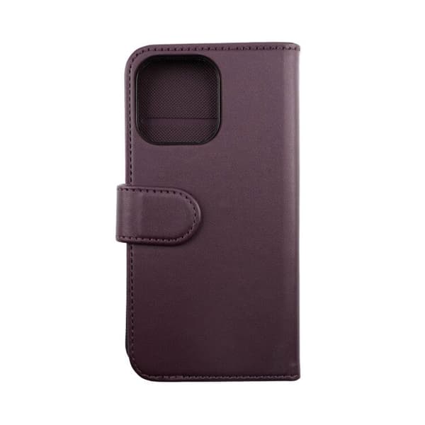 iPhone 13 Pro Plånboksfodral Magnet Rvelon - Mörklila Mörklila
