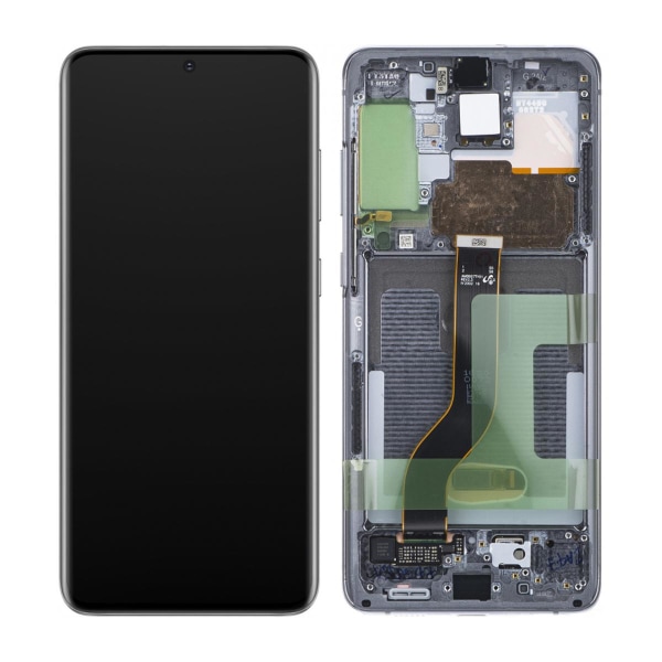 Samsung Galaxy S20 Plus 4G/5G (G985/G986) Skärm med LCD Display Original - Grå grå