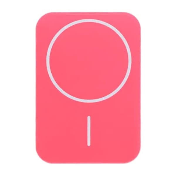 MagSafe Silicone Suction Cup Phone Mount Rose Red punainen