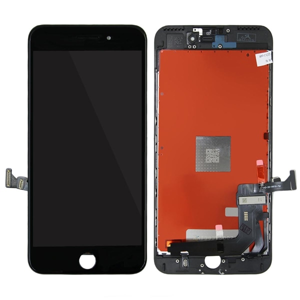 iPhone 7 Plus LCD Skärm med Display (SC) AAA Premium - Svart Svart