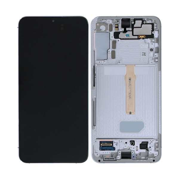 Samsung Galaxy S22 Plus Skärm med LCD Display Original - Vit/Cre White