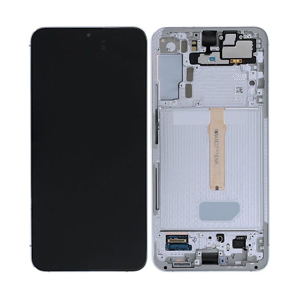 Samsung Galaxy S22 Plus Skärm med LCD Display Original - Vit/Cream/Blå Blå