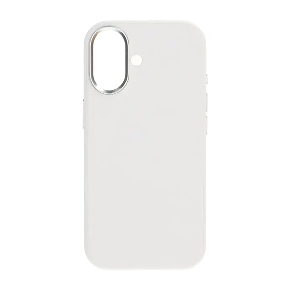 Mobilskal konstläder med Magsafe för iPhone 17 - Vit White
