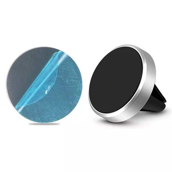 Mobilhållare till Bil med magnet - Silver Silver