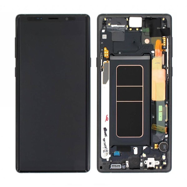 Samsung Galaxy Note 9 (SM-N960F) Skärm med LCD Display Original - Svart Svart