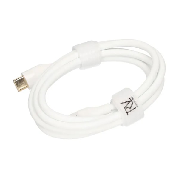 USB C till USB C Kabel 1m Rvelon - Vit White