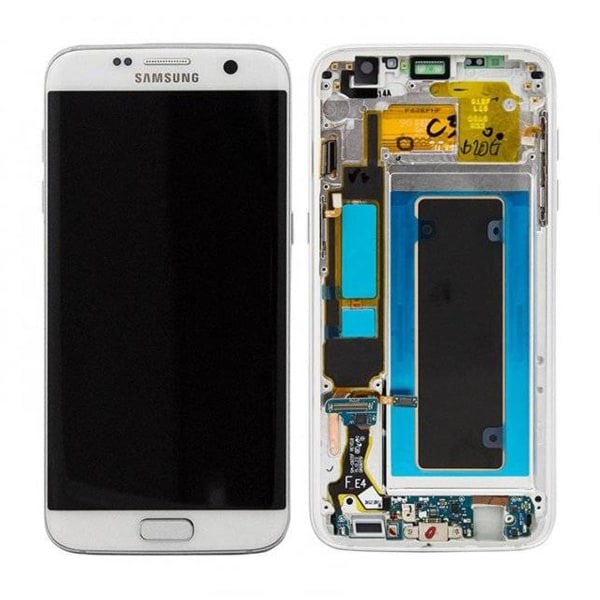 Samsung Galaxy S7 Edge (SM-G935F) Skärm/Display Original - Vit Vit