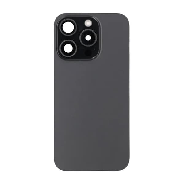 iPhone 15 Pro Baksida Glas Komplett OEM - Svart Svart