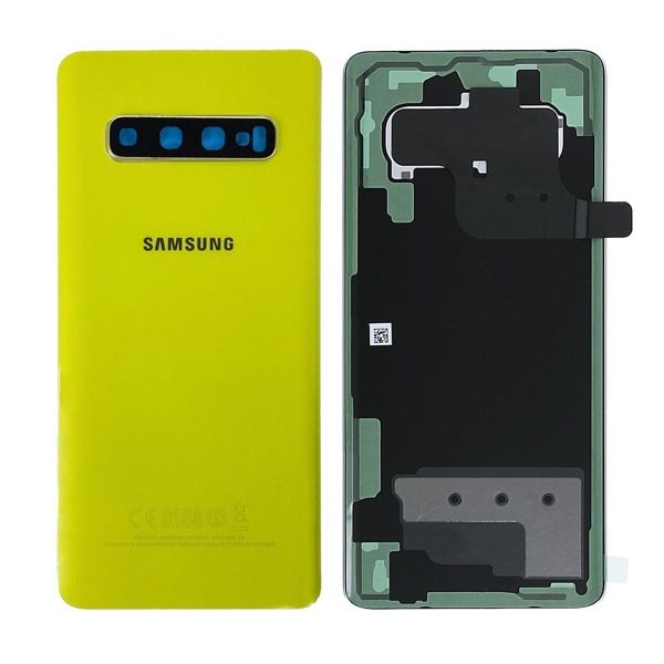Samsung Galaxy S10 Plus Baksida - Gul Yellow
