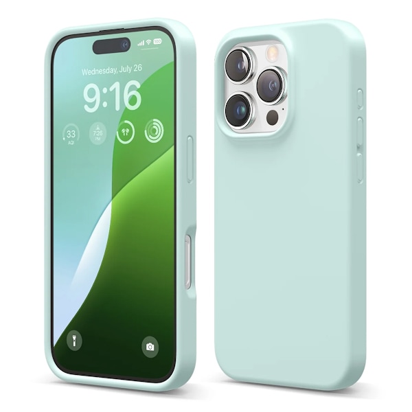 iPhone 16 Pro Max Mobilskal Silikon Rvelon - Grön Grön