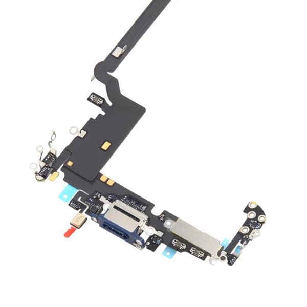 Laddkontakt med Flexkabel för iPhone 17 Pro Max - Blå Blue