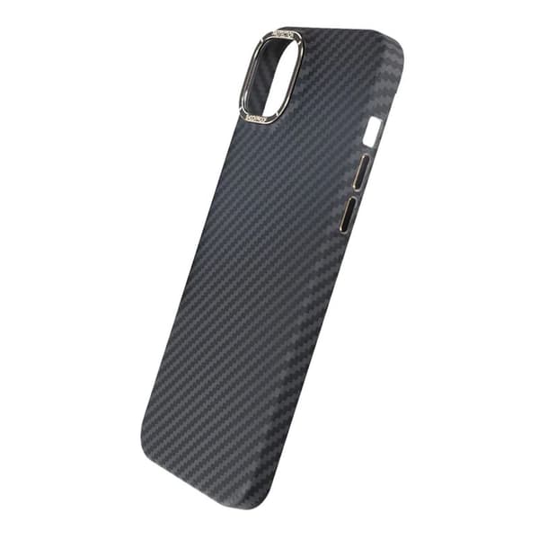 iPhone 15 Plus Mobilskal i Kolfiber - Svart Svart
