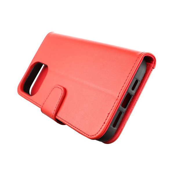 iPhone 13 Pro Max Plånboksfodral Extra Kortfack Rvelon - Röd Red